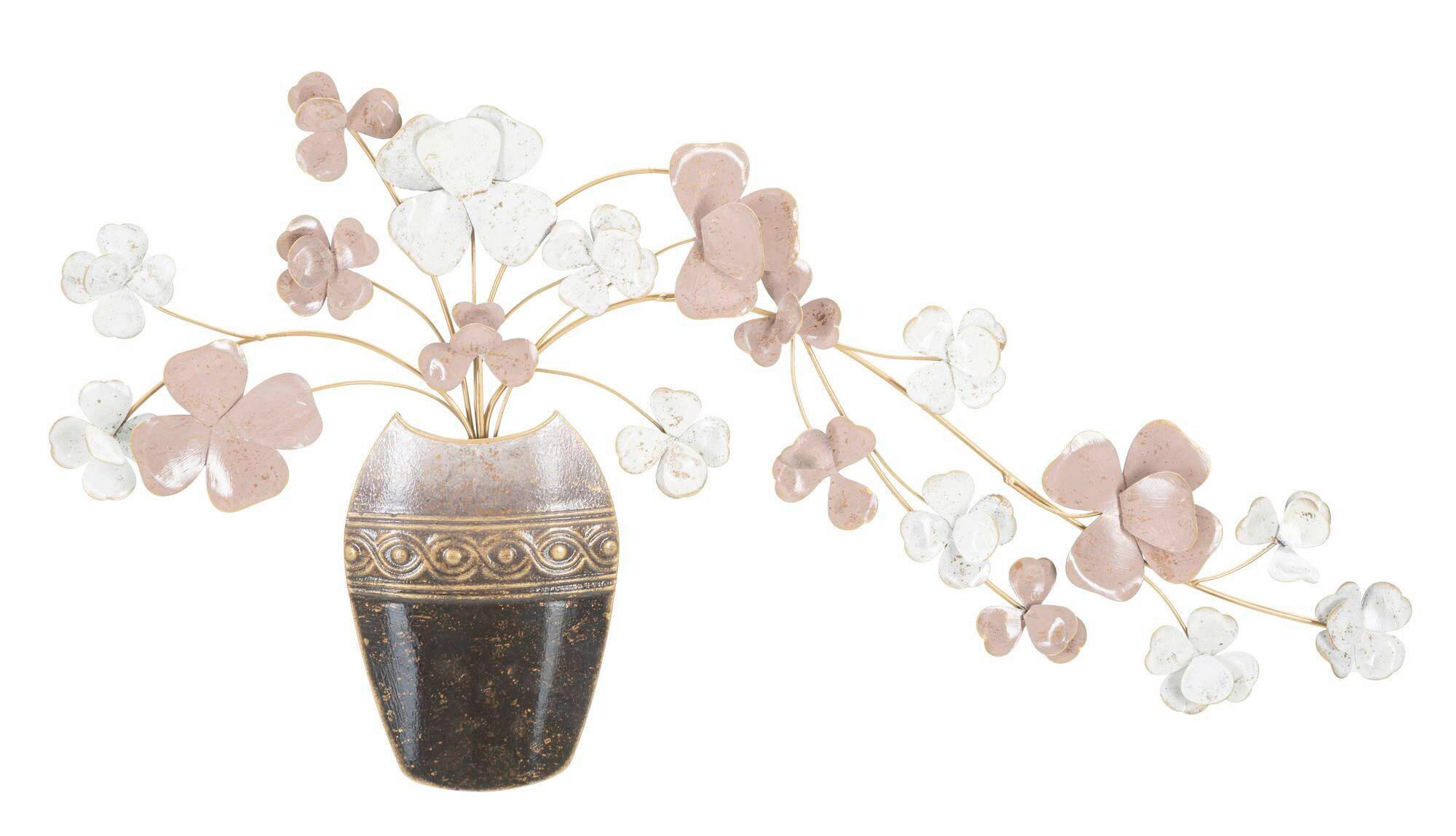 WANDDEKO  87.5/46/6 cm   - Goldfarben/Creme, Basics, Metall (87.5/46/6cm)