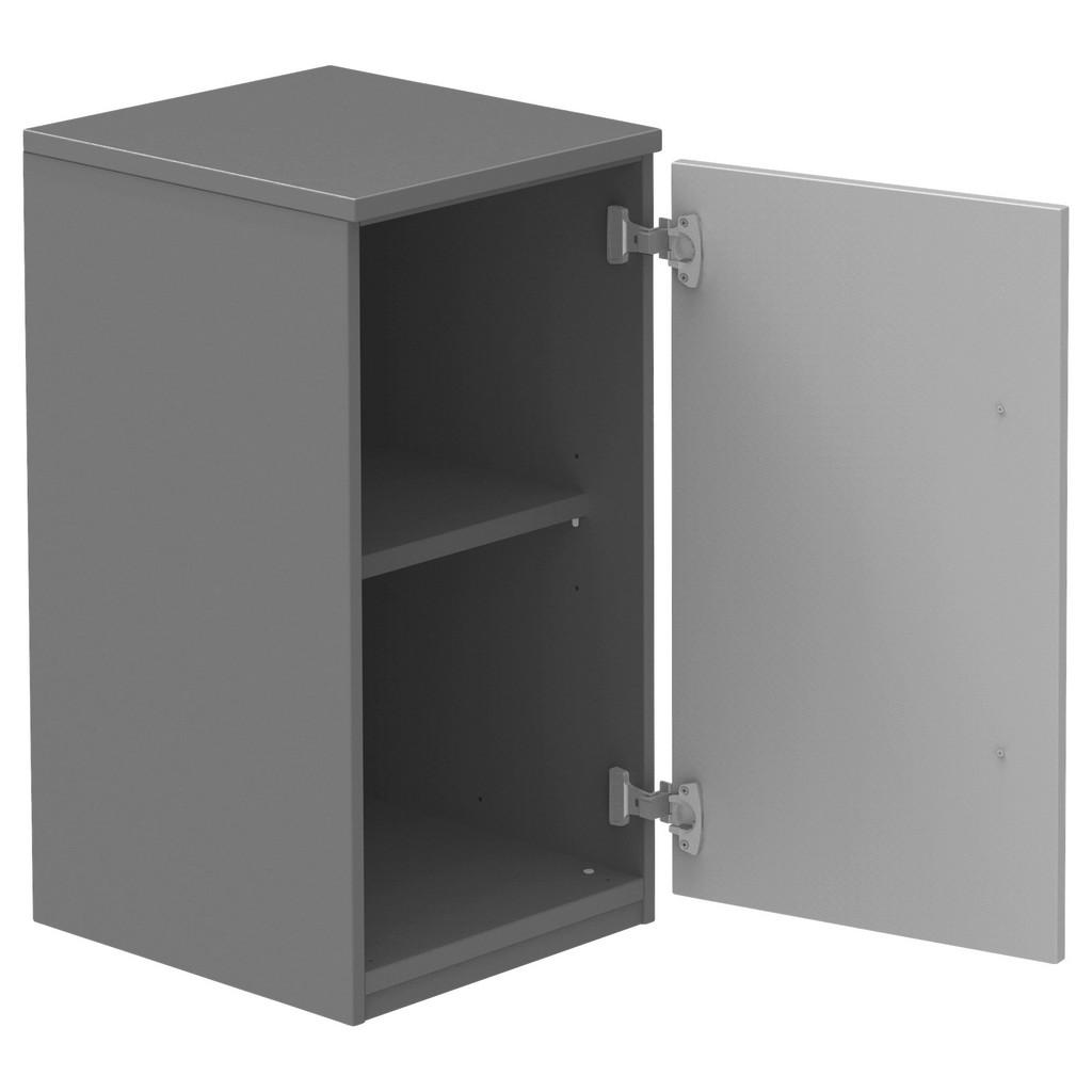 Thumbnail - Moderano Aktenschrank, Anthrazit, Hellgrau, Holzwerkstoff, 1 Fächer, 40x76.5x43 cm, Made in Germany, Typenauswahl, in ve...