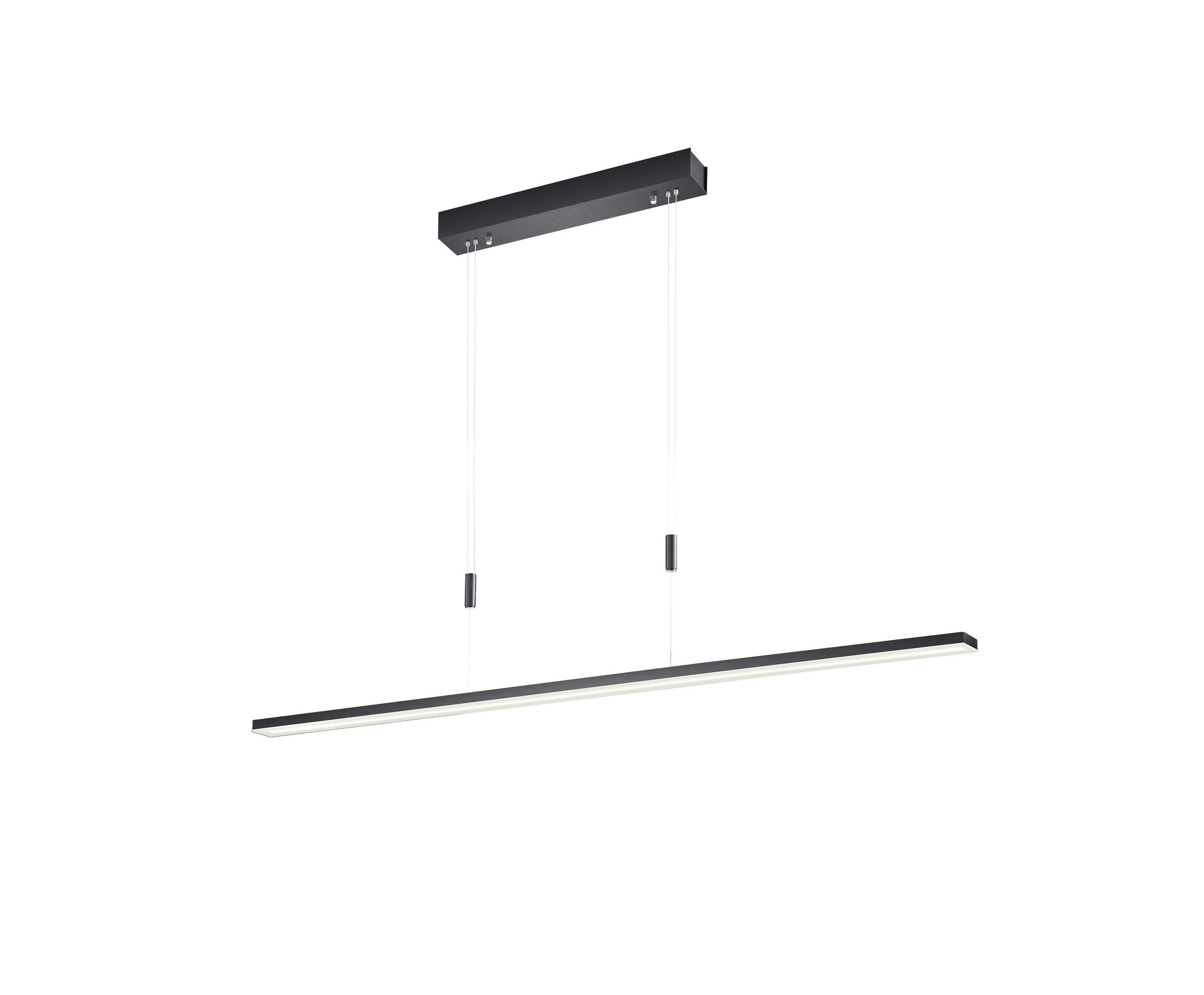 LED-HÄNGELEUCHTE 120/150 cm   - Schwarz, Design, Metall (120/150cm) - BOPP