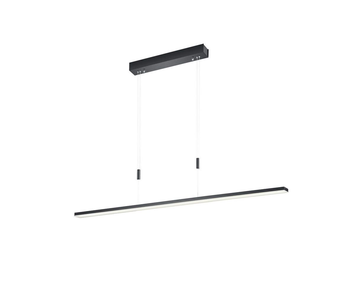 LED-HÄNGELEUCHTE 120/150 cm  - Schwarz, Design, Metall (120/150cm) - BOPP