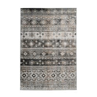FLACHWEBETEPPICH Wohnzimmer 120/170 cm Grau rechteckig  - Grau, Design, Textil (120/170cm) - Novel