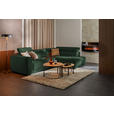 ECKSOFA in Struktur Grün  284/205 cm  - Schwarz/Grün, Design, Kunststoff/Textil (284/205cm) - Xora