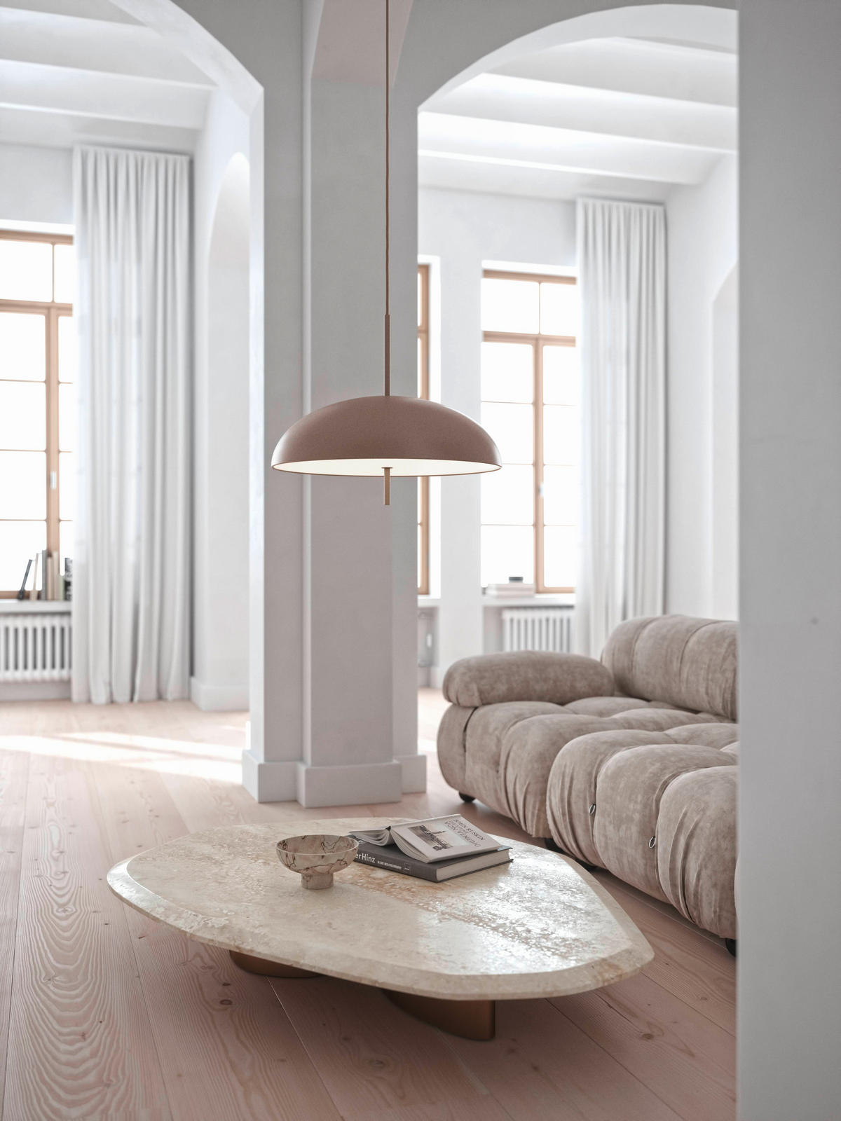 HÄNGELEUCHTE VERSALE 49,5/41 cm   - Graubraun, Design, Metall (49,5/41cm) - Nordlux