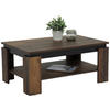 COUCHTISCH 90/60,5/41,5 cm rechteckig Schwarz, Alteiche  - Alteiche/Schwarz, KONVENTIONELL, Holzwerkstoff (90/60,5/41,5cm) - Boxxx
