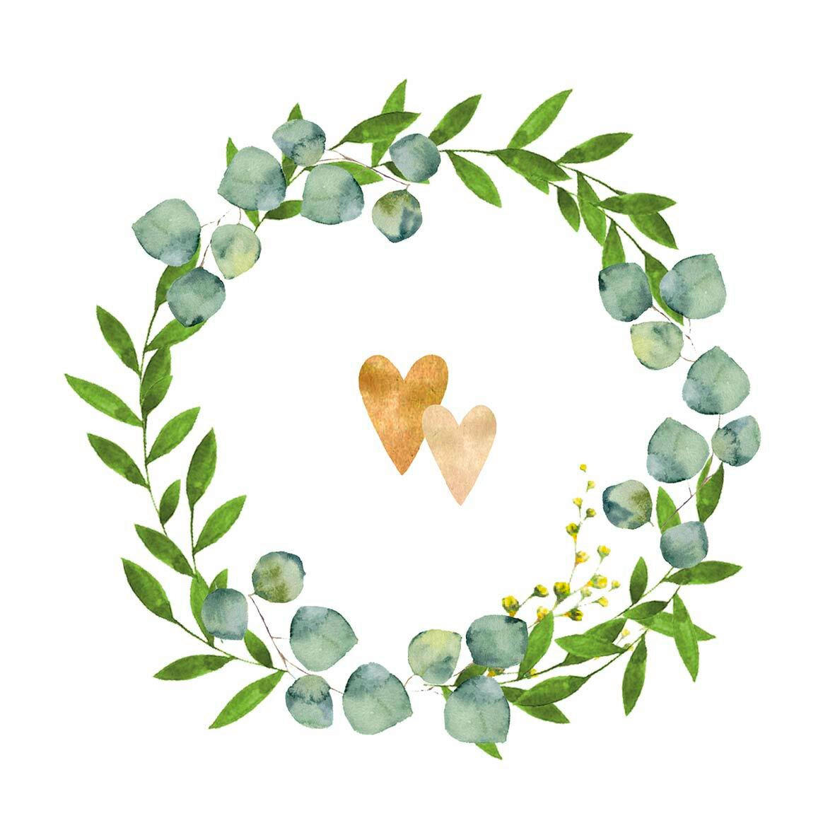 SERVIETTE    - Multicolor, Natur, Papier (17.5/17.5cm) - PPD