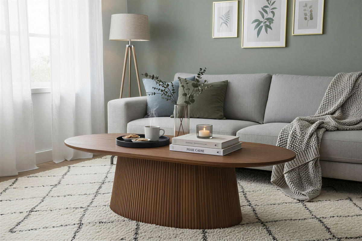 COUCHTISCH in Holz 120/70/37 cm  - Naturfarben, Design, Holz (120/70/37cm) - MID.YOU