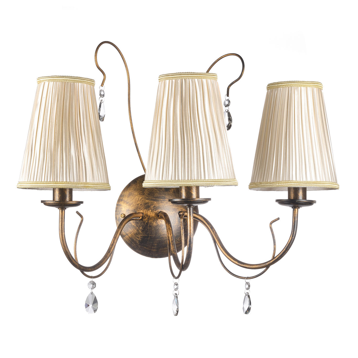 XXXLutz Wandleuchte Delia Cognac 37x40x56 cm