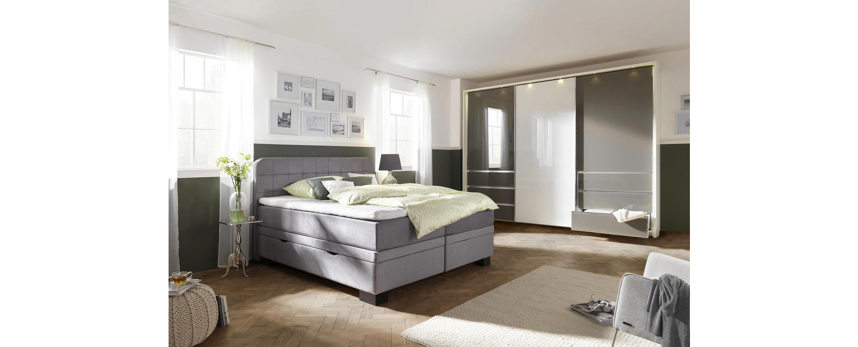 ELEGANDO BOXSPRINGBETT - Einrichtungsbeispiel