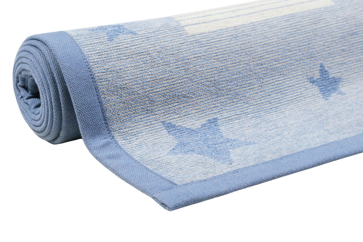 KINDERTEPPICH 160/230 cm Whale Buddy  - Blau/Pastellblau, Trend, Textil (160/230cm) - Esprit