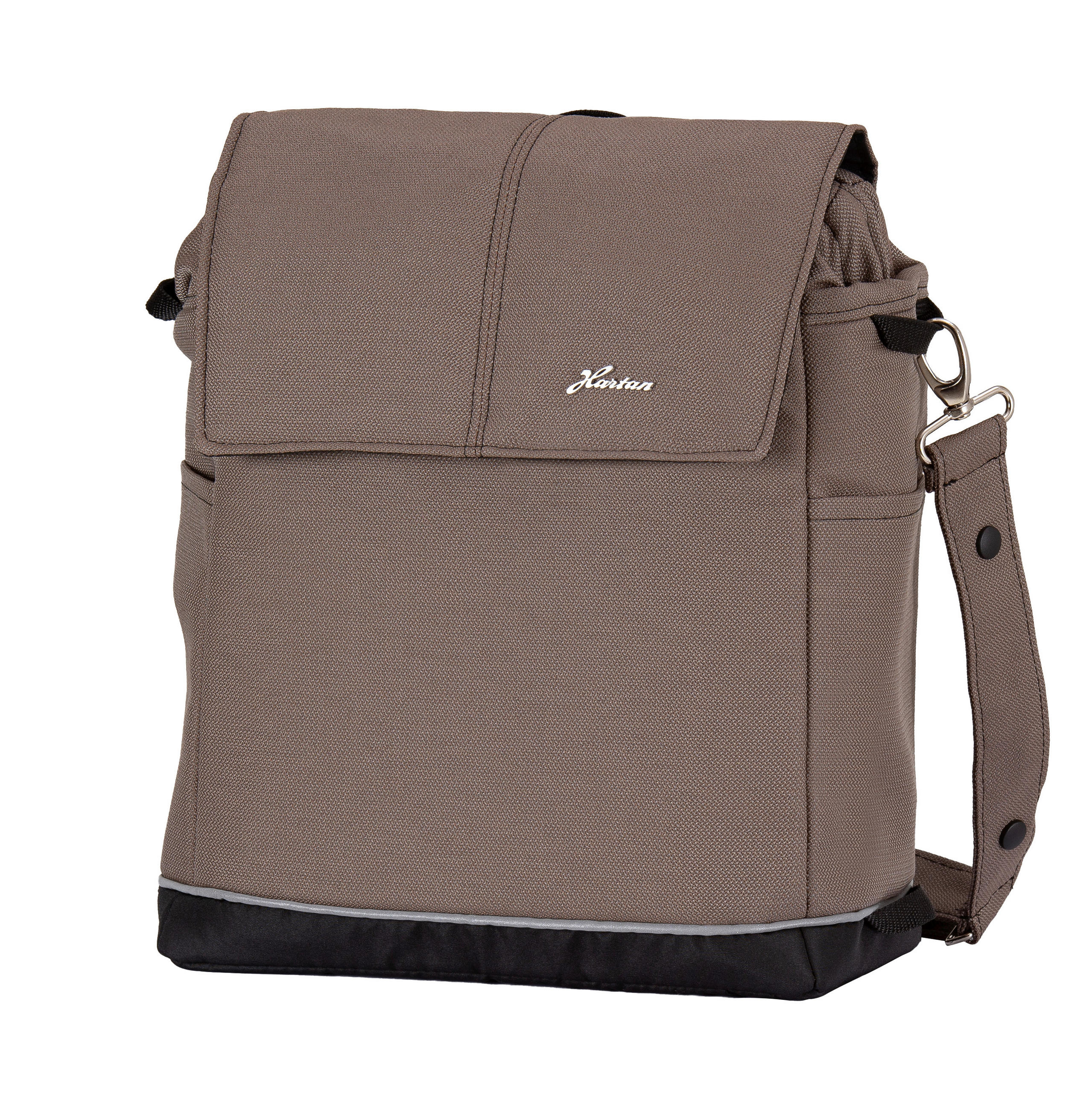 WICKELTASCHE Flexi Bag  - Weiß/Braun, Basics, Textil (33/20/40cm) - Hartan