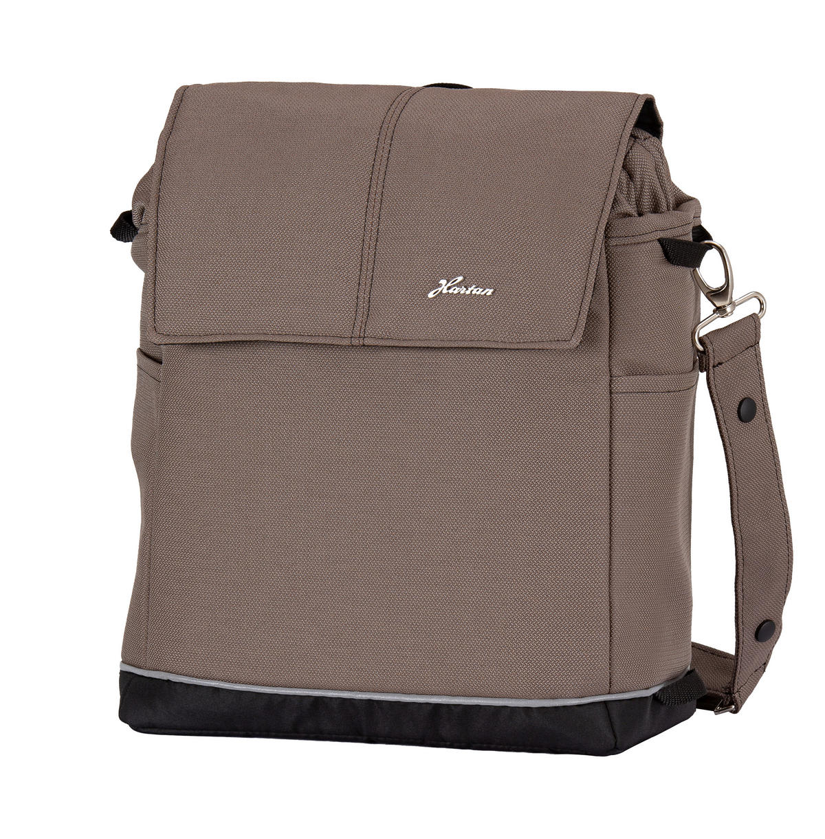 WICKELTASCHE Flexi Bag  - Weiß/Braun, Basics, Textil (33/20/40cm) - Hartan