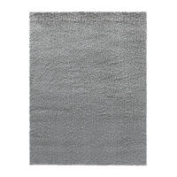 KOBEREC S VYSOKÝM VLASOM, 80/150 cm, sivá - sivá, Basics, textil/plast (80/150cm) - Boxxx
