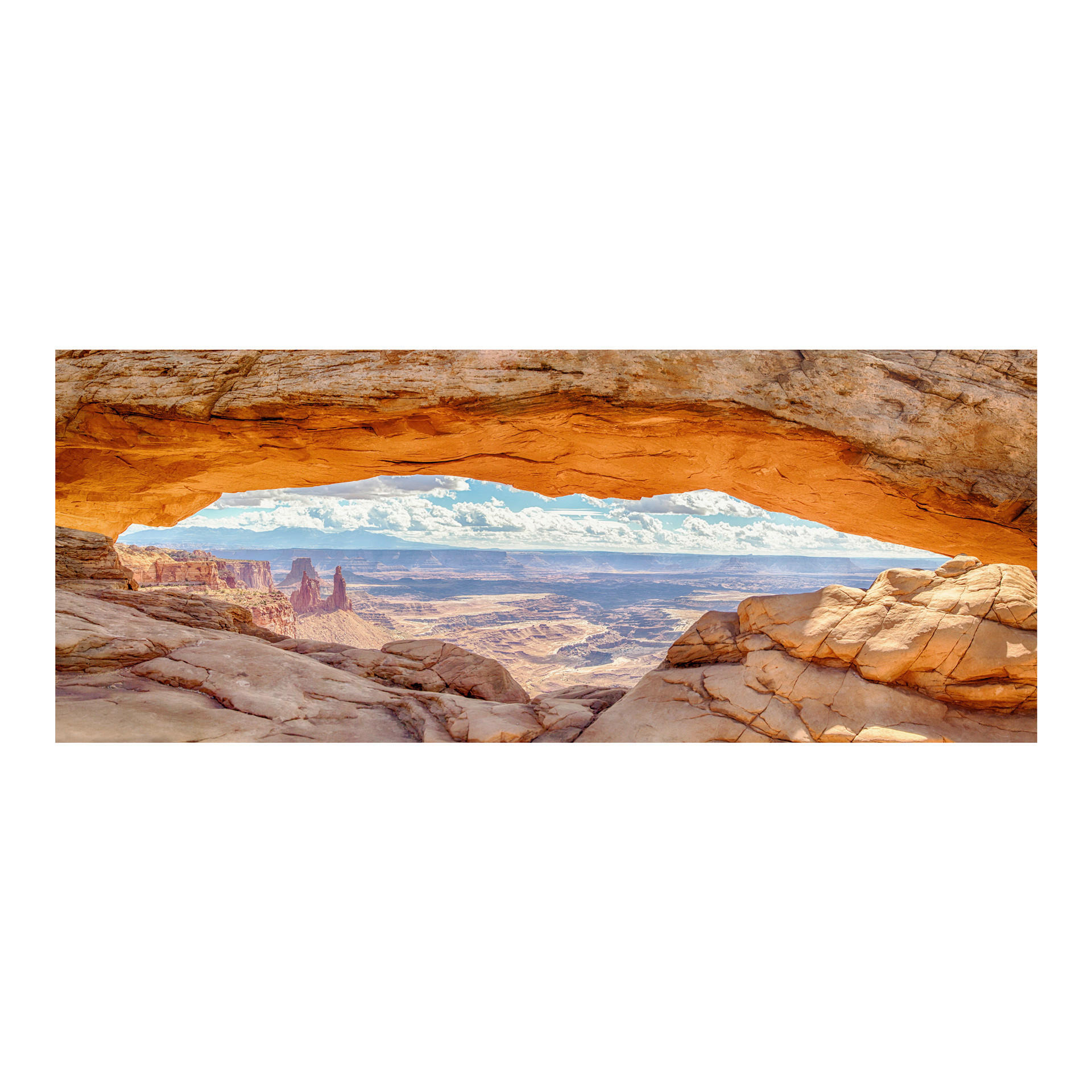 LEINWANDBILD Landschaft & Natur 150/60 cm  - Multicolor, Basics, Holz/Textil (150/60cm)