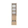 MIDISCHRANK 30/131/35 cm  - Sandfarben/Eichefarben, KONVENTIONELL, Holzwerkstoff/Kunststoff (30/131/35cm) - Xora