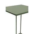 BEISTELLTISCH 43/38/62 cm Salbeigrün rechteckig  - Salbeigrün, Basics, Metall (43/38/62cm) - Xora