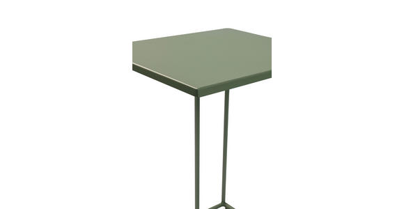 BEISTELLTISCH 43/38/62 cm Salbeigrün rechteckig  - Salbeigrün, Basics, Metall (43/38/62cm) - Xora