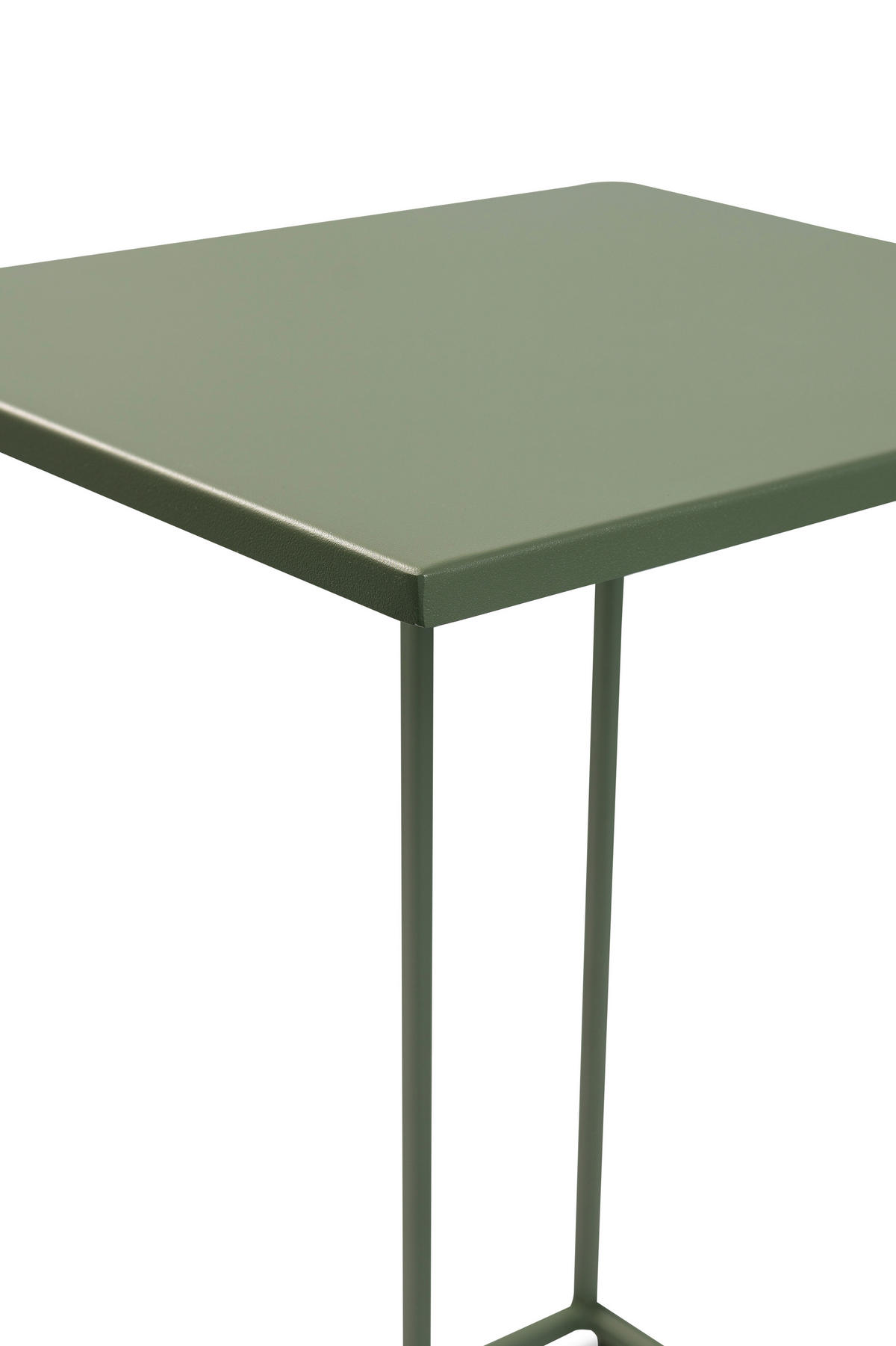BEISTELLTISCH 43/38/62 cm Salbeigrün rechteckig  - Salbeigrün, Basics, Metall (43/38/62cm) - Xora