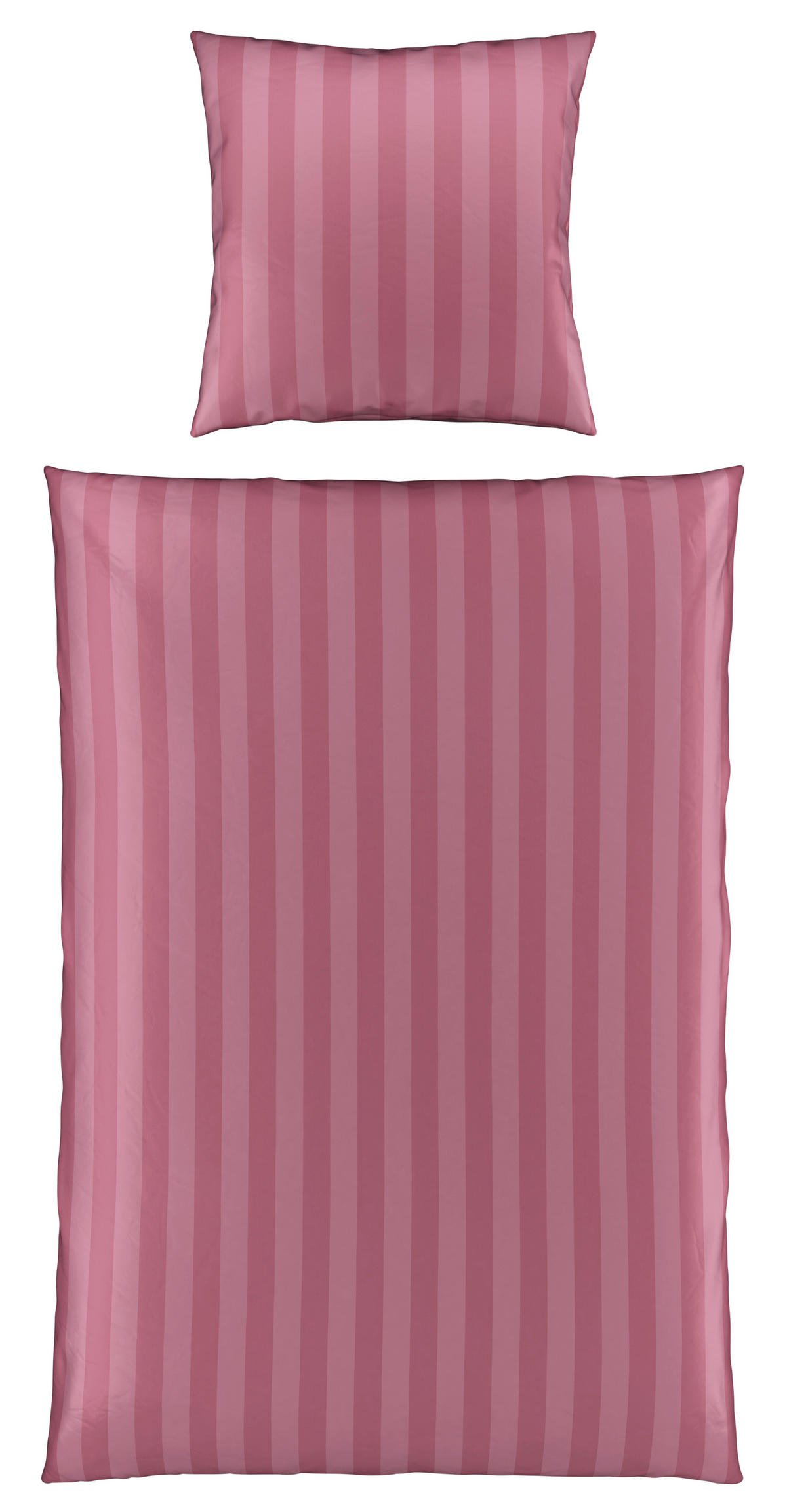BETTWÄSCHE Damast 155/220 cm  - Pink, KONVENTIONELL, Textil (155/220cm) - Ambiente