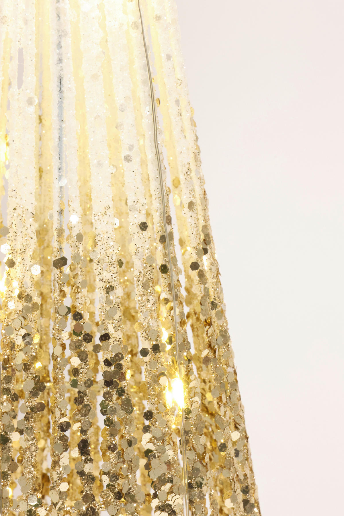 WEIHNACHTSPYRAMIDE  - Goldfarben, Basics, Metall (60cm) - X-Mas