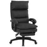 CHEFSESSEL Mikrofaser Anthrazit  - Anthrazit/Schwarz, Design, Kunststoff/Textil (63,5/114-122/70cm) - Venda