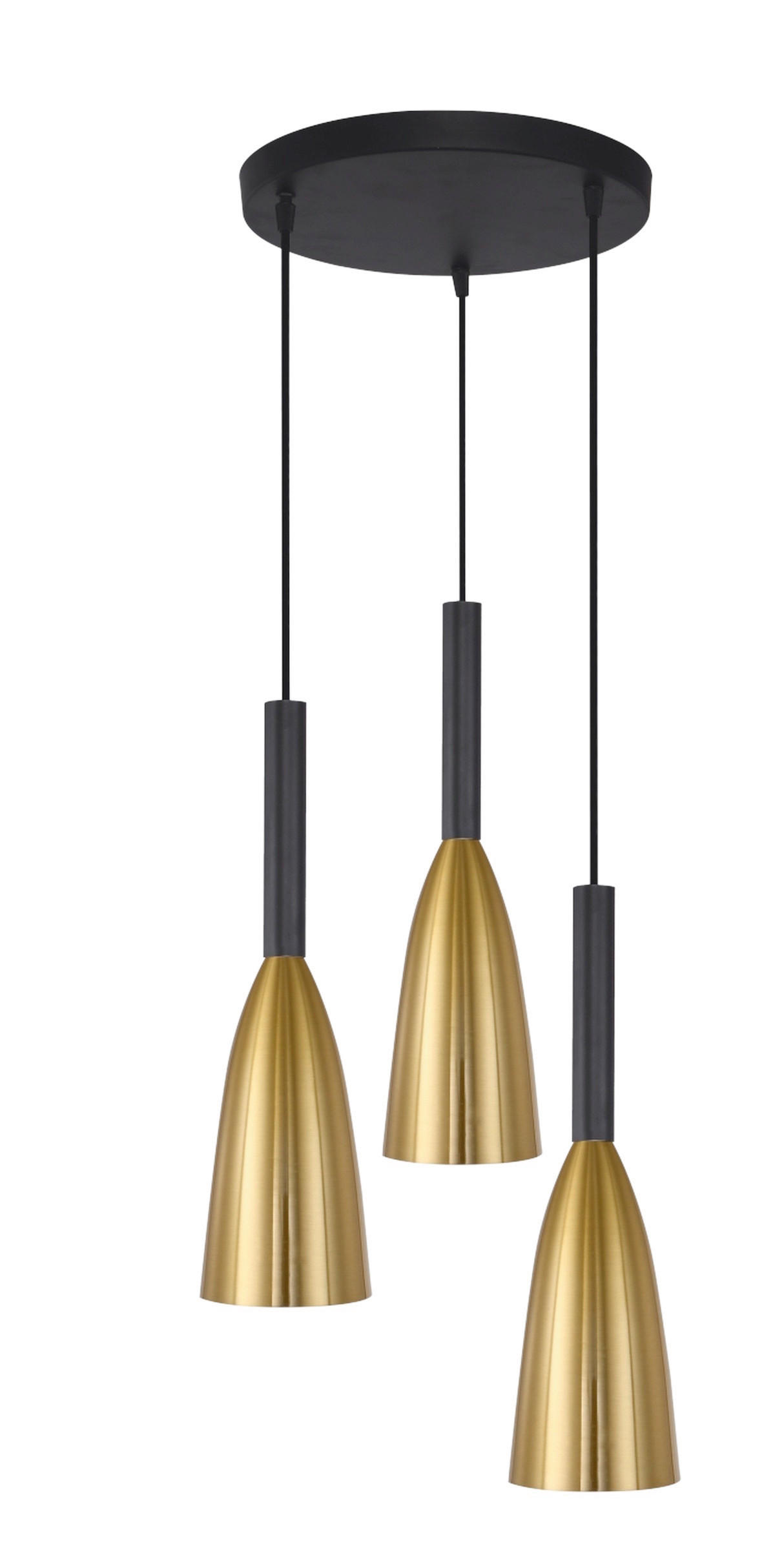HÄNGELEUCHTE Solin 100/30/30 cm  - Goldfarben, Design, Metall (100/30/30cm)