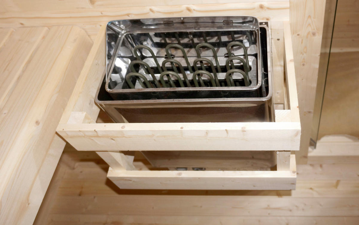 SAUNA für 4-5 Personen Rauma  - Naturfarben, KONVENTIONELL, Holz (460/230/219,5cm) - Sanotechnik