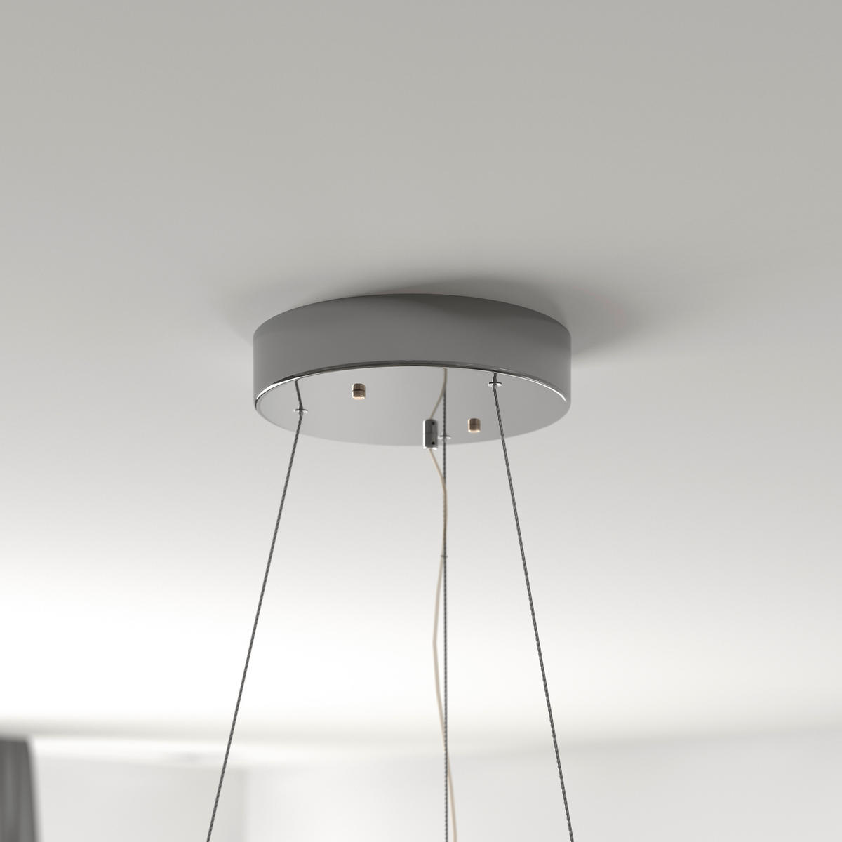 LED-HÄNGELEUCHTE 60/150 cm  - Klar, Design, Glas/Metall (60/150cm) - Glandor