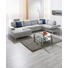 WOHNLANDSCHAFT Hellgrau Rücken echt - Chromfarben/Hellgrau, Design, Textil (159/353/206cm) - Pure Home Comfort WOHNLANDSCHAFT Hellgrau Rücken echt - Chromfarben/Hellgrau, Design, Textil (159/353/206cm) - Pure Home Comfort