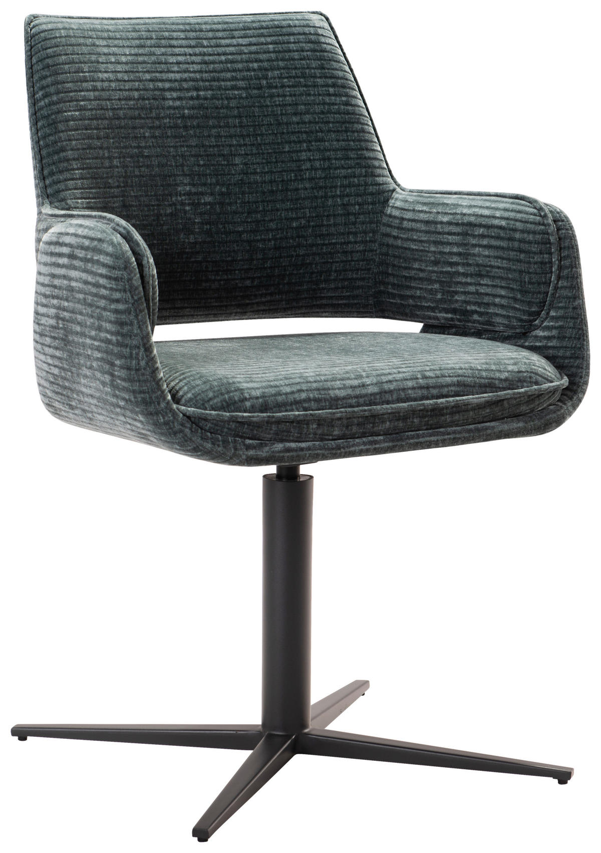 NASLANJAČ, kovina, tekstil modra  - modra/črna, Design, kovina/tekstil (60/84/59cm) - Emilio Belluti