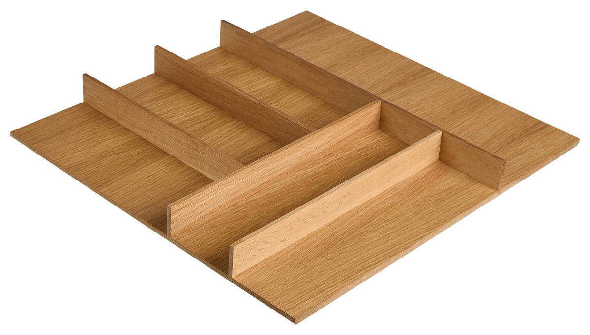 BESTECKEINSATZ - Eichefarben, Basics, Holz (60/4,9/50cm) - Nobilia