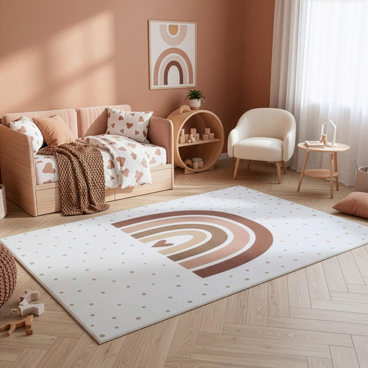 KINDERTEPPICH 200/290 cm Coco  - Creme, Trend, Kunststoff/Textil (200/290cm) - Ayyildiz 