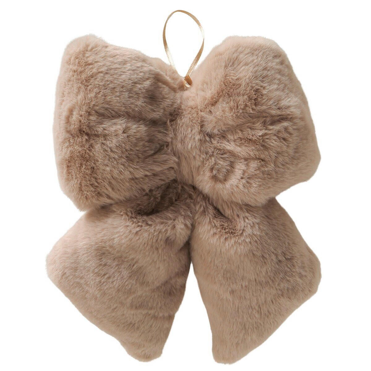 CHRISTBAUMANHÄNGER  - Beige, Basics, Textil (25/7/31cm)