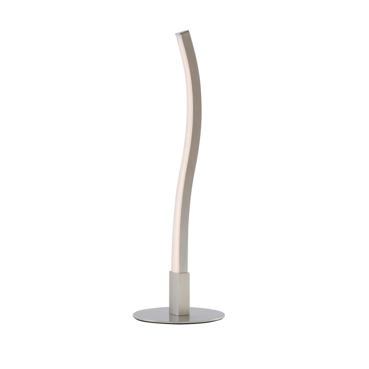 LED-TISCHLEUCHTE 10/30.5 cm   - Silberfarben, Basics, Kunststoff/Metall (10/30.5cm)