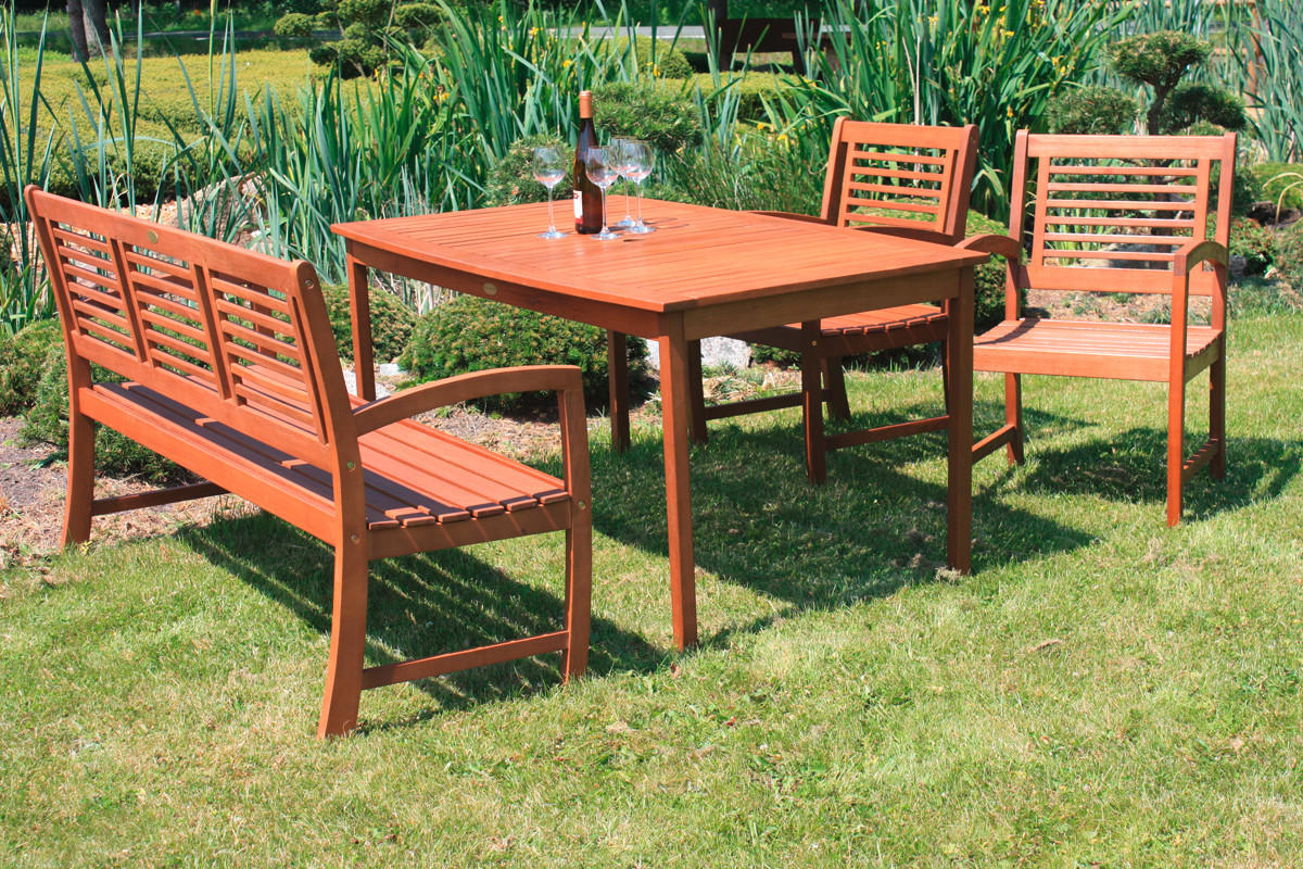 GARTENTISCH 150/90/73 cm  - Naturfarben, Basics, Holz (150/90/73cm) - Gardenson