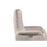 RELAXSESSEL Echtleder - Chromfarben/Champagner, Design, Leder/Metall (80/109/88cm) - Beldomo Premium