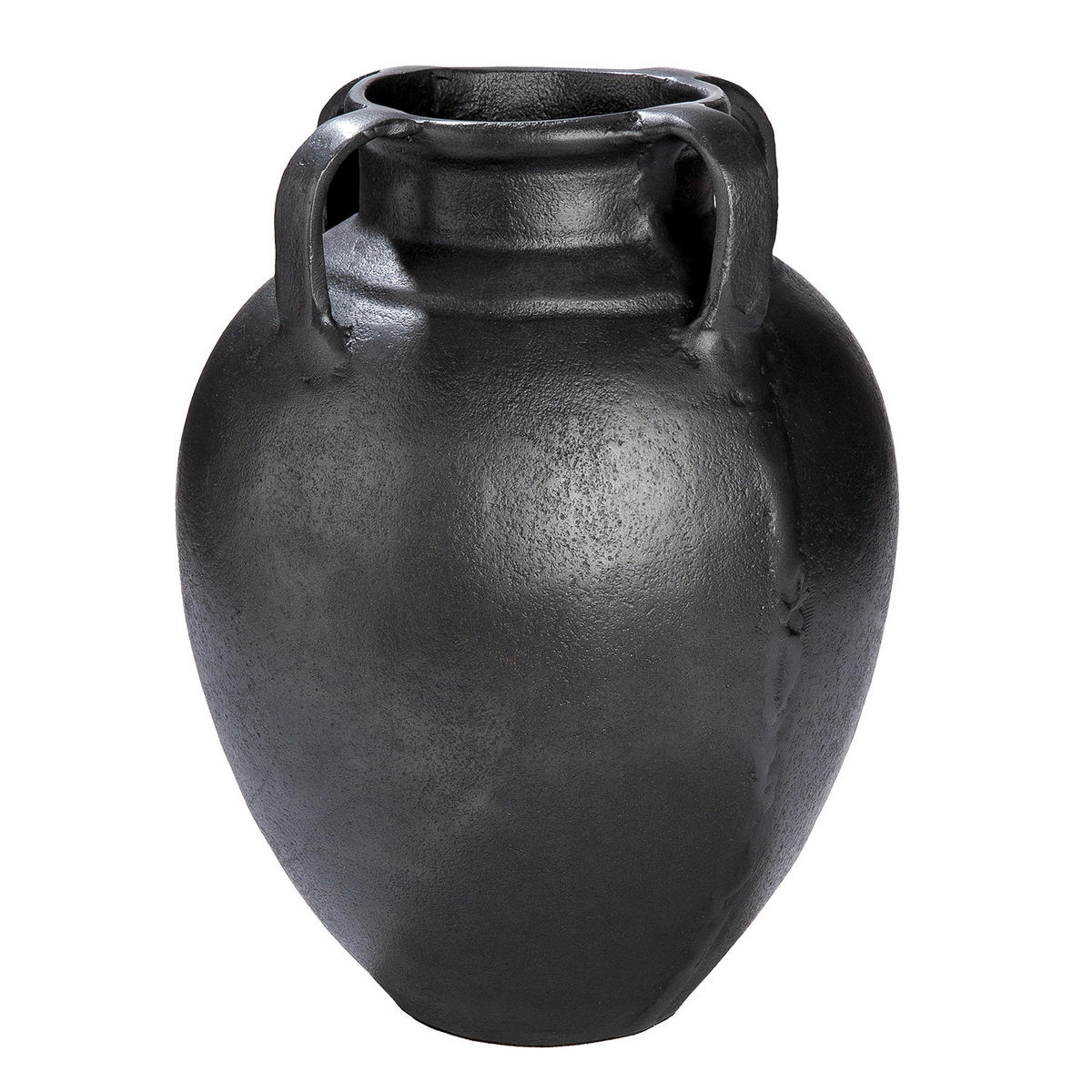 DEKOVASE  - Grau, Basics, Metall (20/25cm)