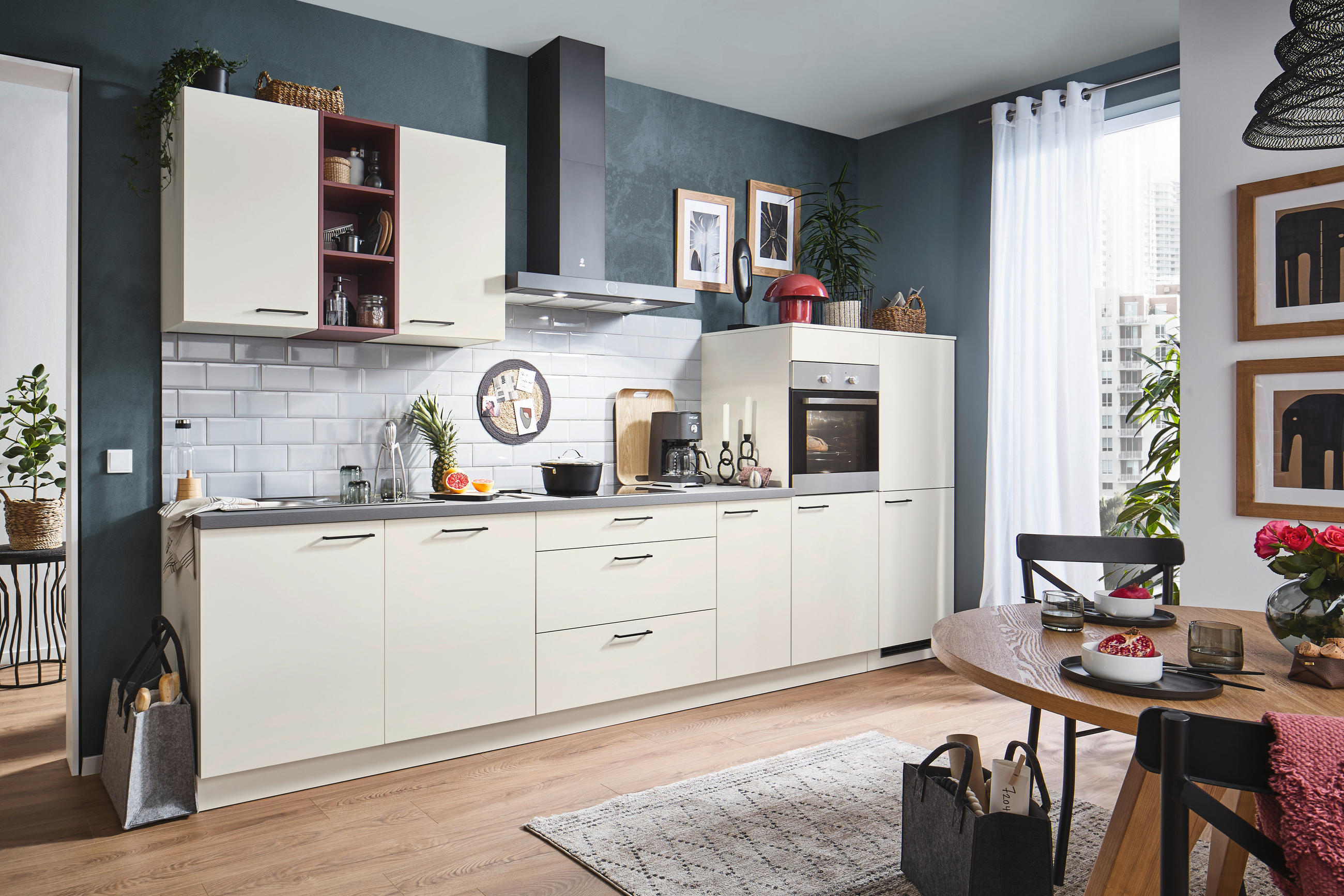 Welnova Küchenblock W01 Rot,