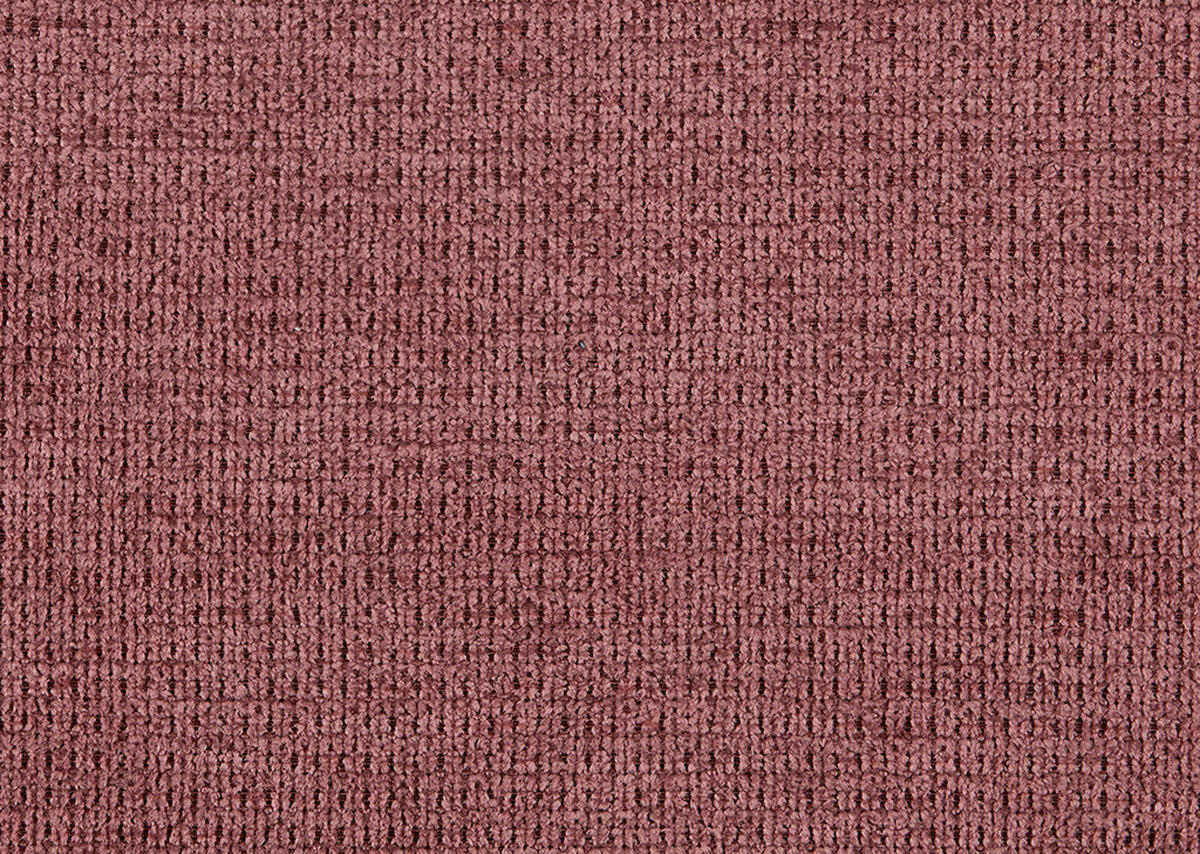 3-SITZER-SOFA Chenille Bordeaux  - Bordeaux/Schwarz, Konventionell, Textil/Metall (184/90/92cm) - Elegando
