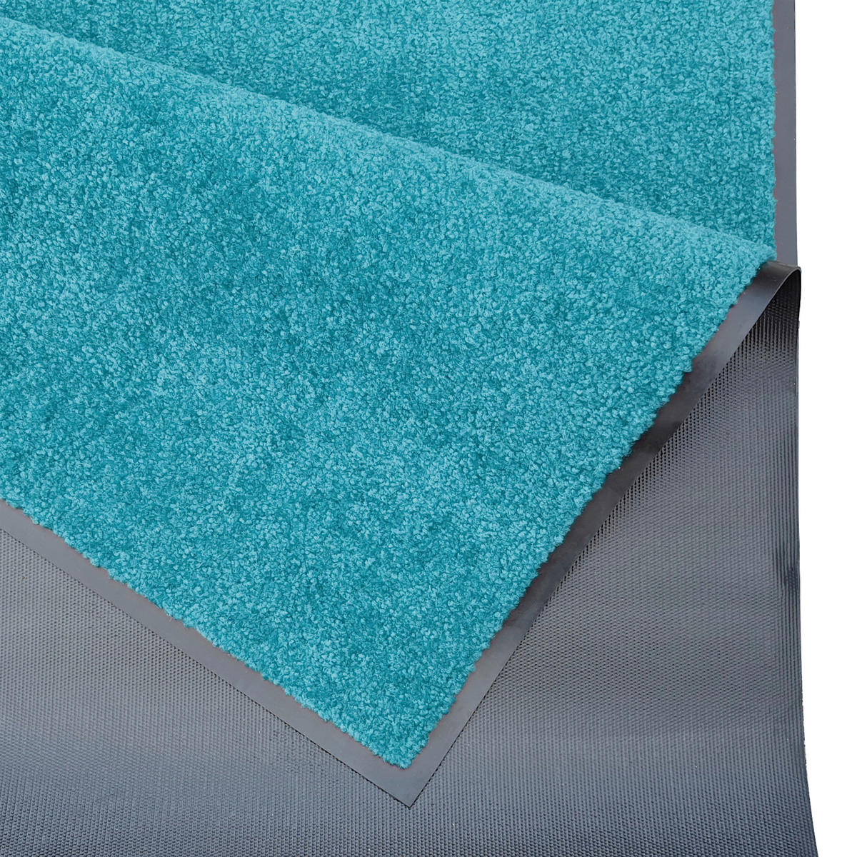 SCHMUTZFANGMATTE  60/180 cm  Petrol  - Petrol, Basics, Kunststoff/Textil (60/180cm) - Hanse Home