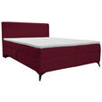BOXBETT 160/200 cm  in Rot  - Rot/Schwarz, Design, Holz/Holzwerkstoff (160/200cm) - Xora