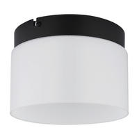 LED-DECKENLEUCHTE 20/14 cm   - Schwarz/Weiß, Design, Glas/Metall (20/14cm) - Globo