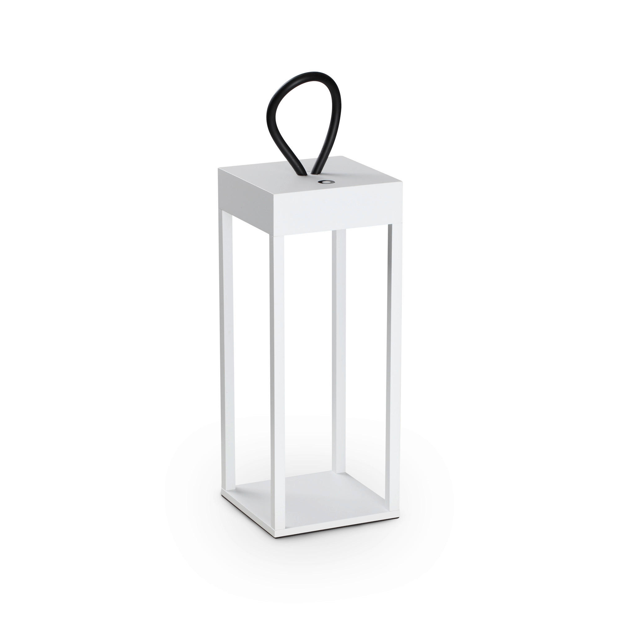 AKKU-TISCHLEUCHTE Ideal Lux Enya Tl Dianco 12/12/30 cm   - Weiß, KONVENTIONELL, Metall (12/12/30cm) - Ideal Lux