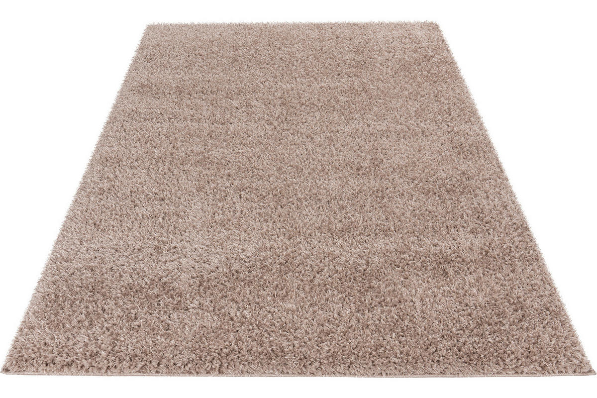 HOCHFLORTEPPICH 200/290 cm My Emilia  - Taupe, Konventionell, Textil (200/290cm) - Novel