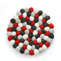 TOPFUNTERSETZER Textil Multicolor 21 cm  - Multicolor, Basics, Textil (21cm) - Cilio