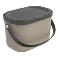 ABFALLEIMER 3,2 l  Kunststoff  - Cappuccino, Basics, Kunststoff (22,2/17,2/15cm) - Rotho