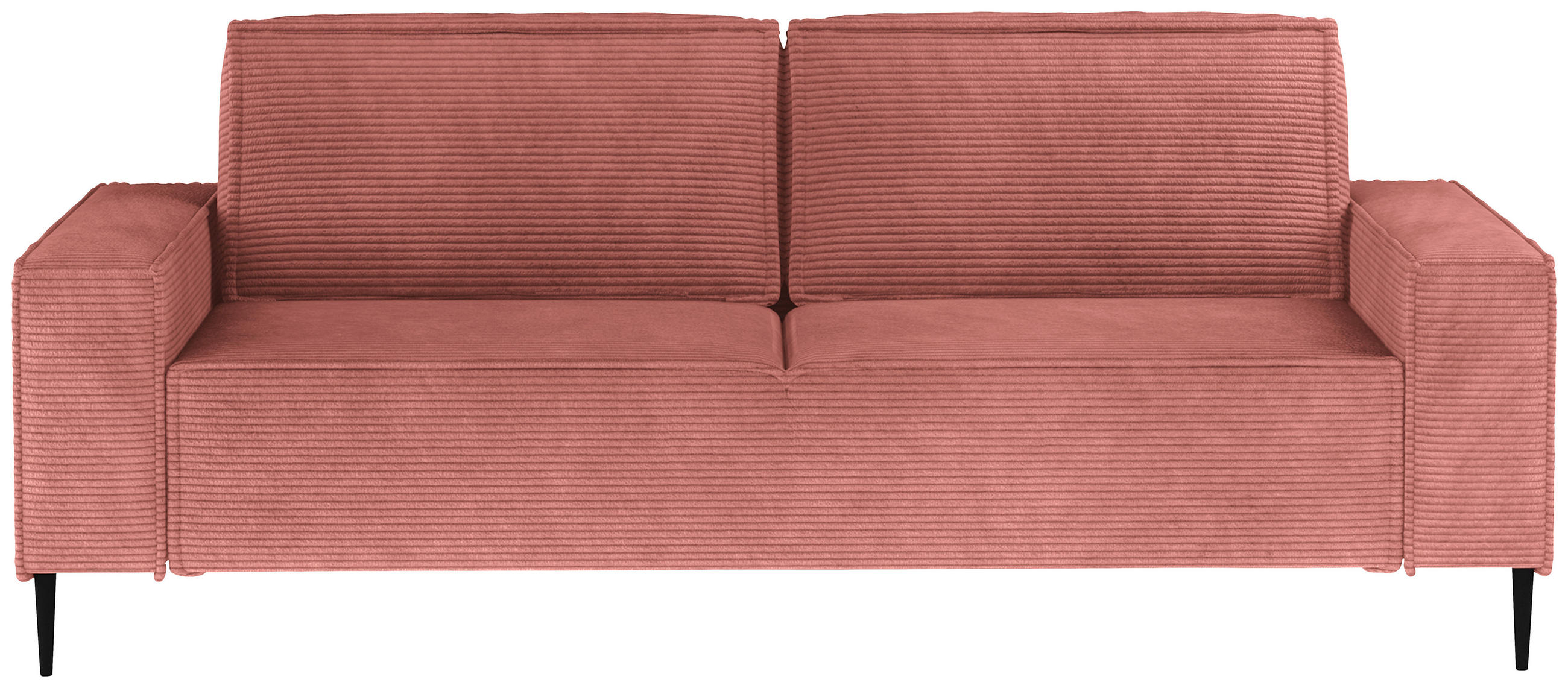 KANAPÉÁGY textil rózsaszín  - fekete/rózsaszín, Design, textil/fém (240/89/103cm) - Ti'me