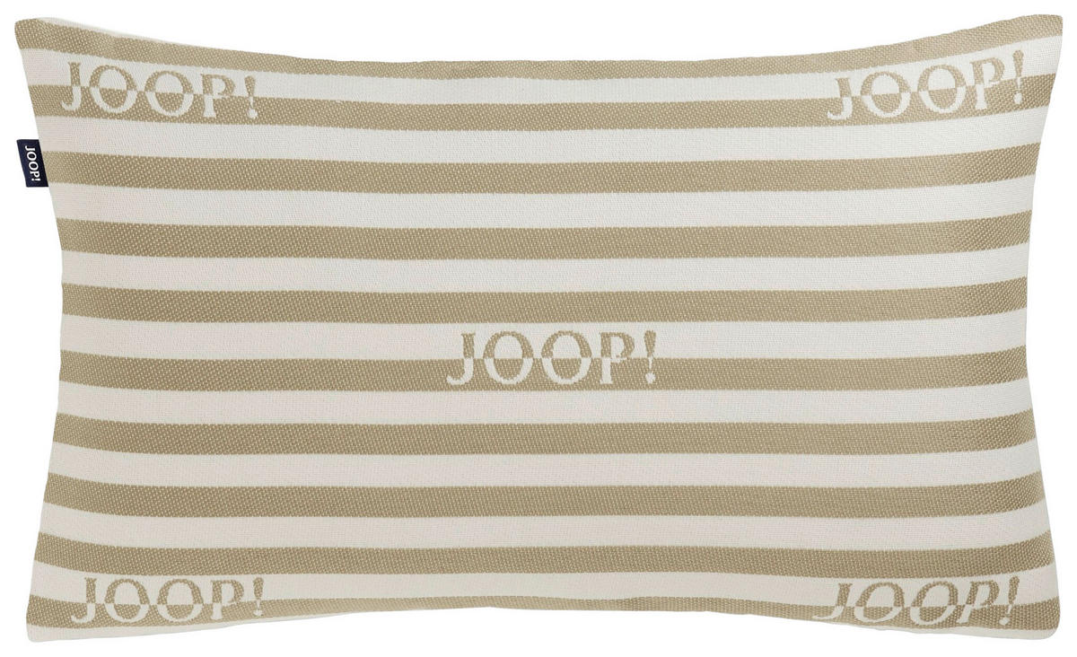 OUTDOOR-KISSEN in Weiß, Sandfarben 30/50 cm  - Sandfarben/Weiß, Design, Textil (30/50cm) - Joop!