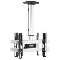 TV-HALTERUNG in Silberfarben  - Silberfarben, MODERN, Metall (42/50/19cm) - MID.YOU