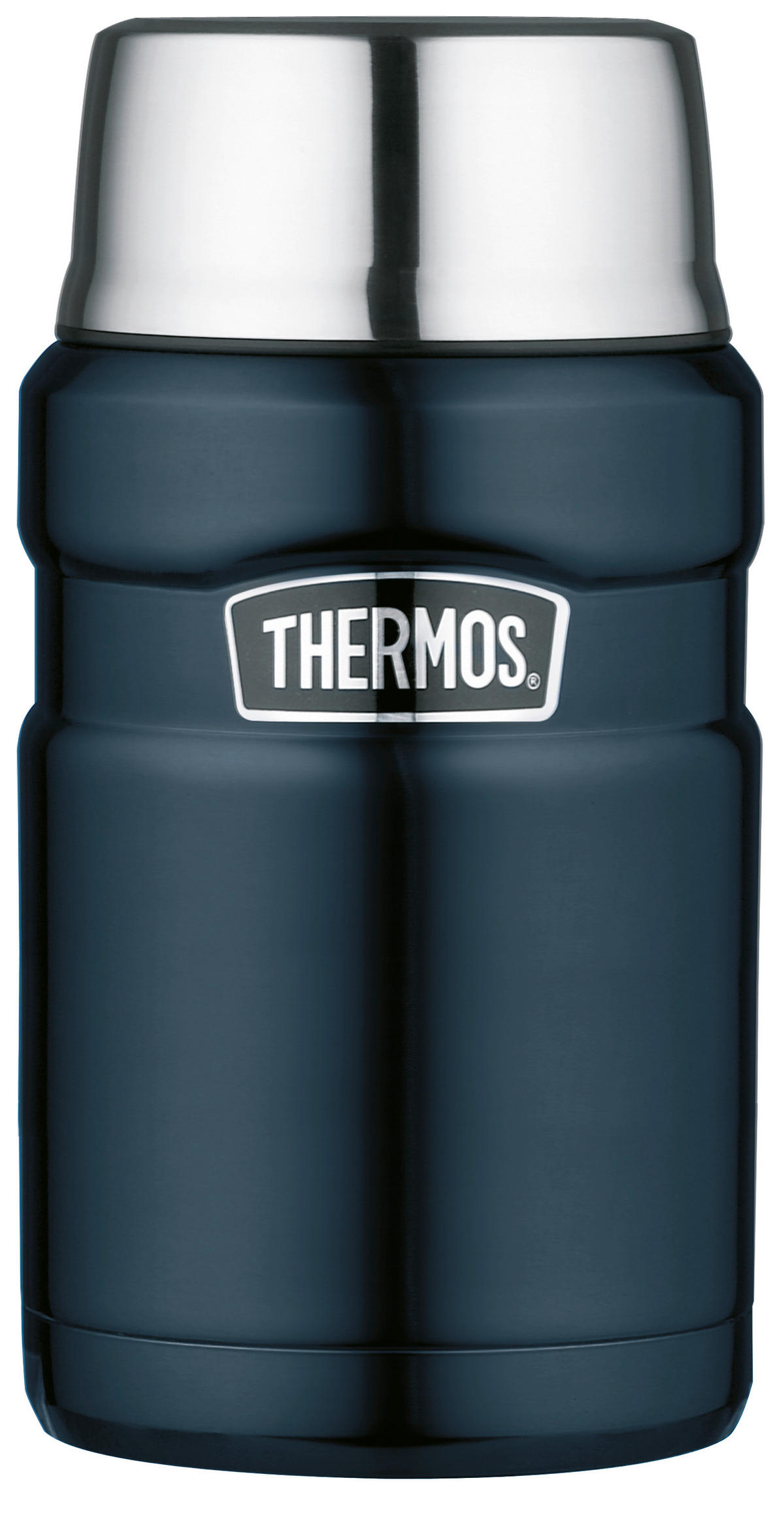 ISOLIERSPEISEGEFÄß 0,71 L  - Blau/Dunkelblau, Basics, Metall (0,71l) - Thermos