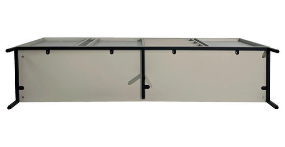 SIDEBOARD WABI in 180/81/40 cm - Hellgrau/Schwarz, Design, Holz/Holzwerkstoff (180/81/40cm) - Xora